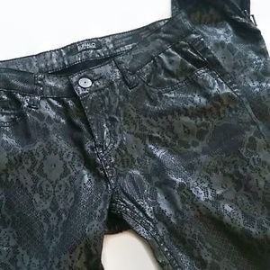 Buffalo David Britton Black Lace Skinny Jean #12